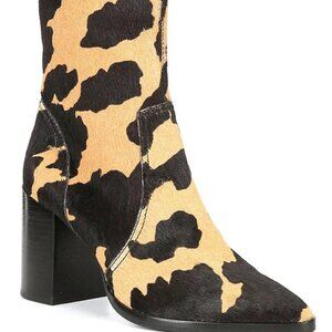 Gianni Bini Black and Tan Ankle Boots